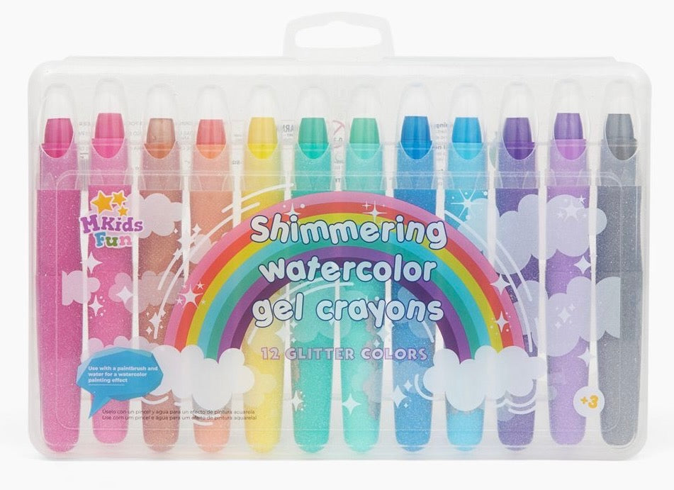 sparkle crayons